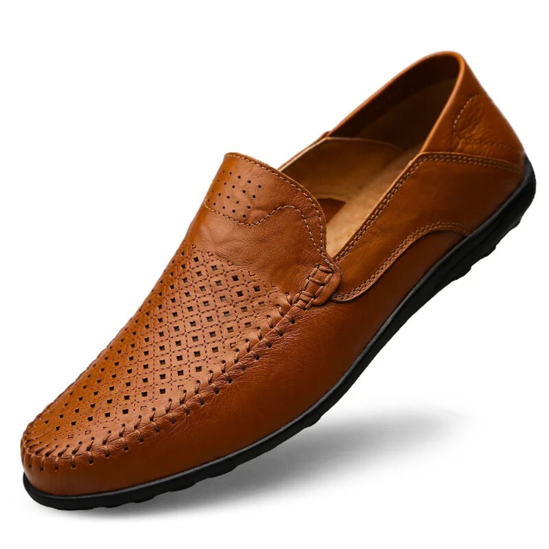 Herre Loafers Læder Air-Flow Design Komfortable Til Mænd 2