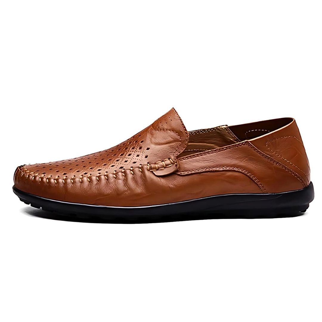 Herre Loafers Læder Air-Flow Design Komfortable Til Mænd 3