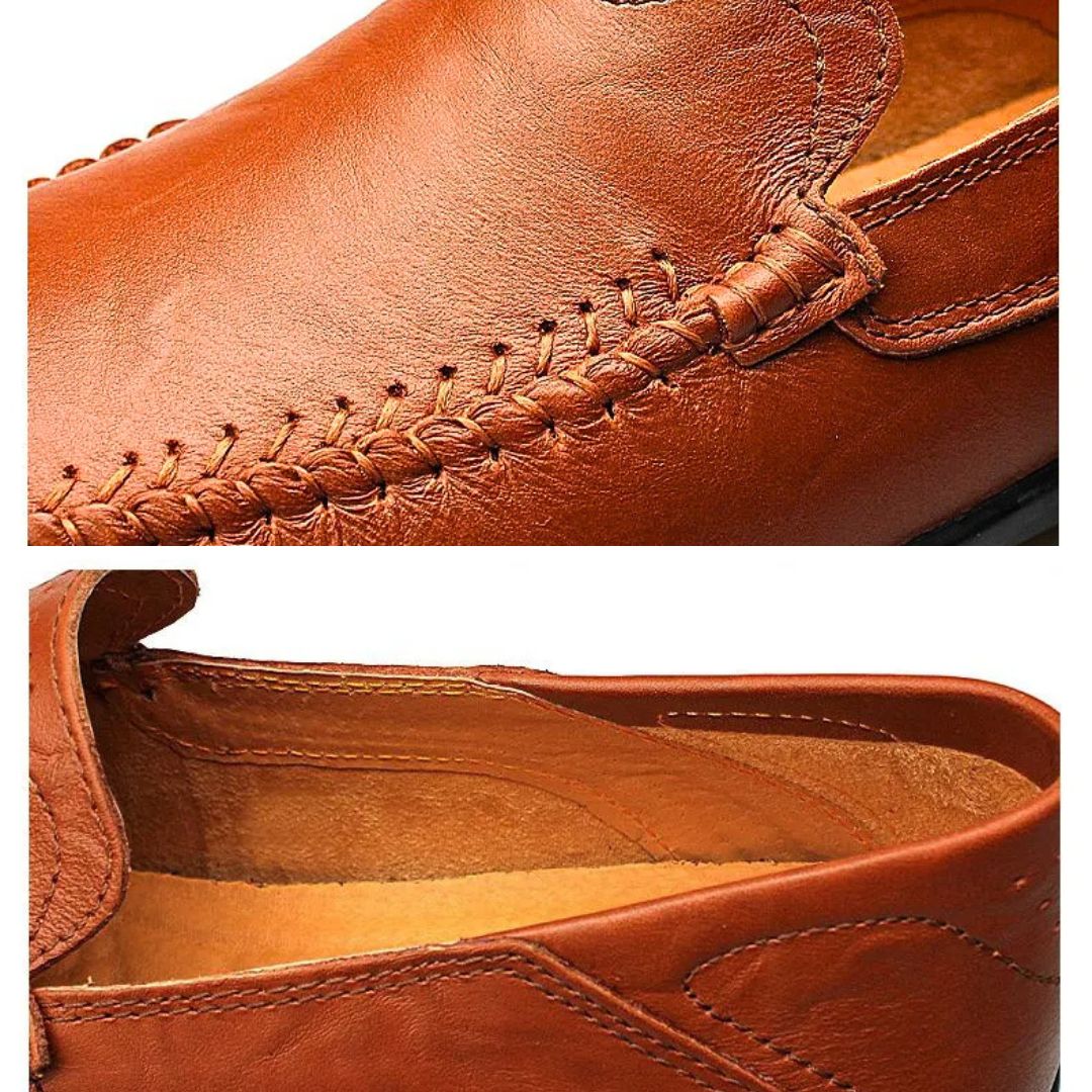Herre Loafers Letvægts Læder Elegant Design til Mænd 5