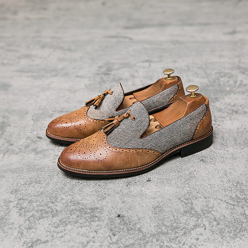 Herre Loafers Retro med Kvastdekoration til Mænd 2