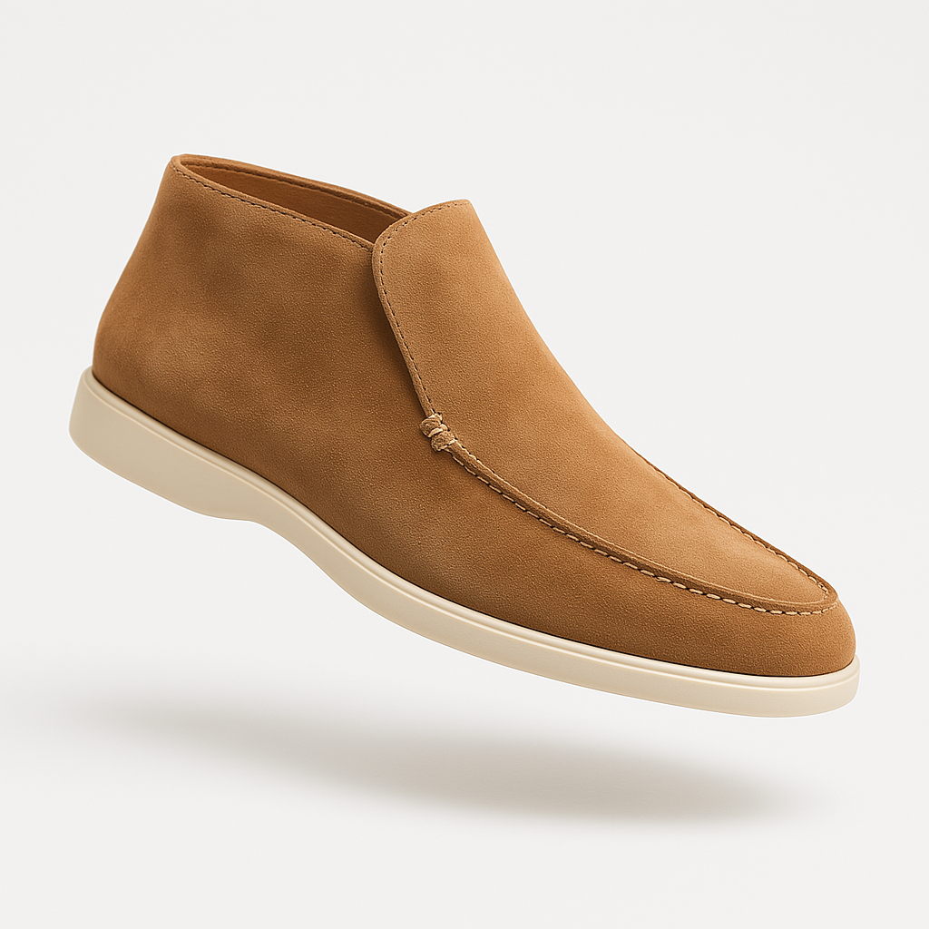 Herre Loafers Suede Minimalistisk Design Komfortable Slip-On Sko 1