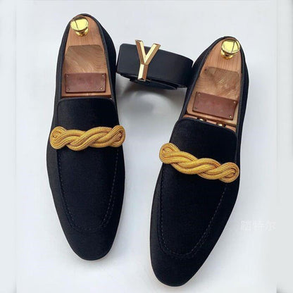 Herre Loafers i Fløjl Stil 3
