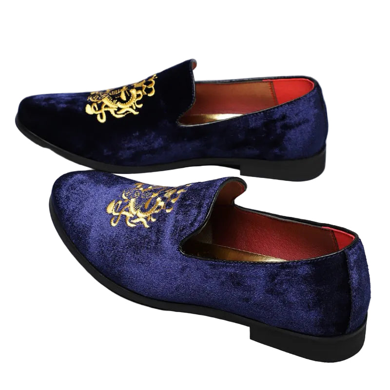 Herre Loafers i Fløjl med Dristig Indersål 0