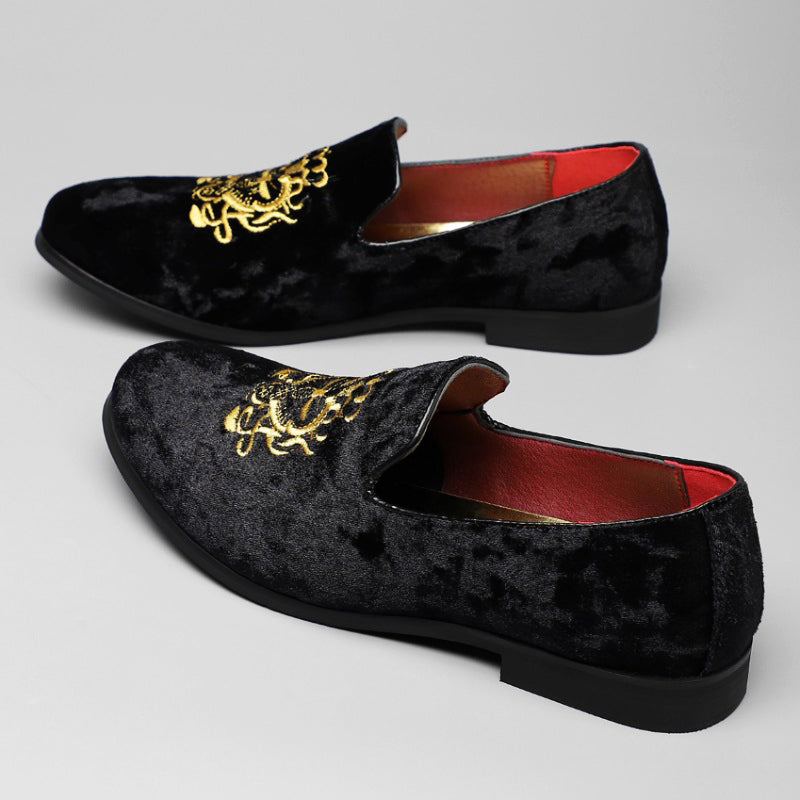 Herre Loafers i Fløjl med Dristig Indersål 2