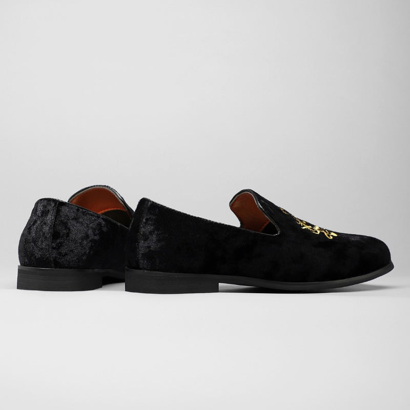 Herre Loafers i Fløjl med Dristig Indersål 3