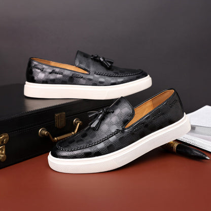 Herre Loafers med Præget Design 3