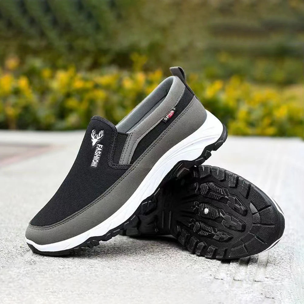 Herre Løbesko til Vandring Åndbar Mesh Slip-On 2