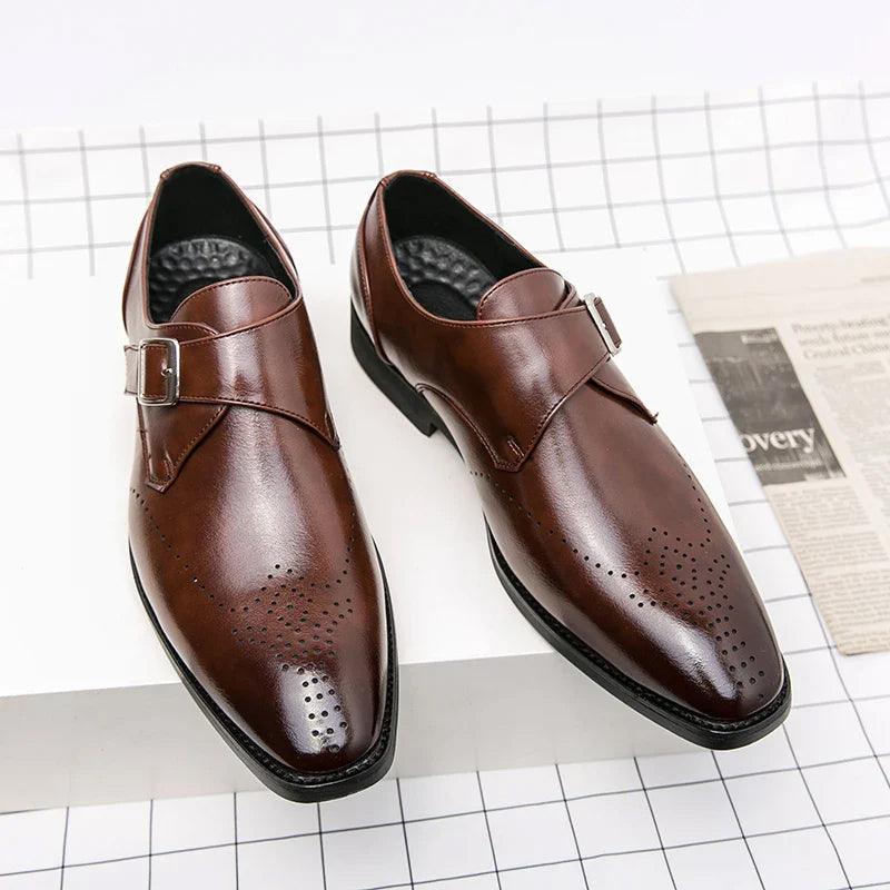 Herre Monk Strap Dress Sko Klassisk Design 2