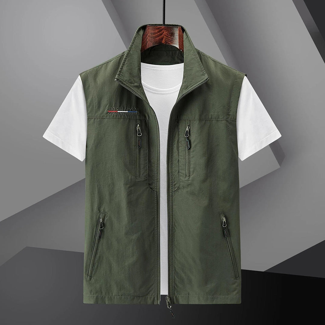 Herre Multi-Pocket Vest til Udendørs Aktiviteter 2