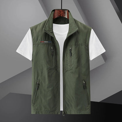 Herre Multi-Pocket Vest til Udendørs Aktiviteter 2