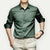 Herre Overhemd Slim Fit Non-Iron Åndbar Stof 1