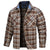 Herre Oversize Skjortejakke Plaid 100% Bomuld 0