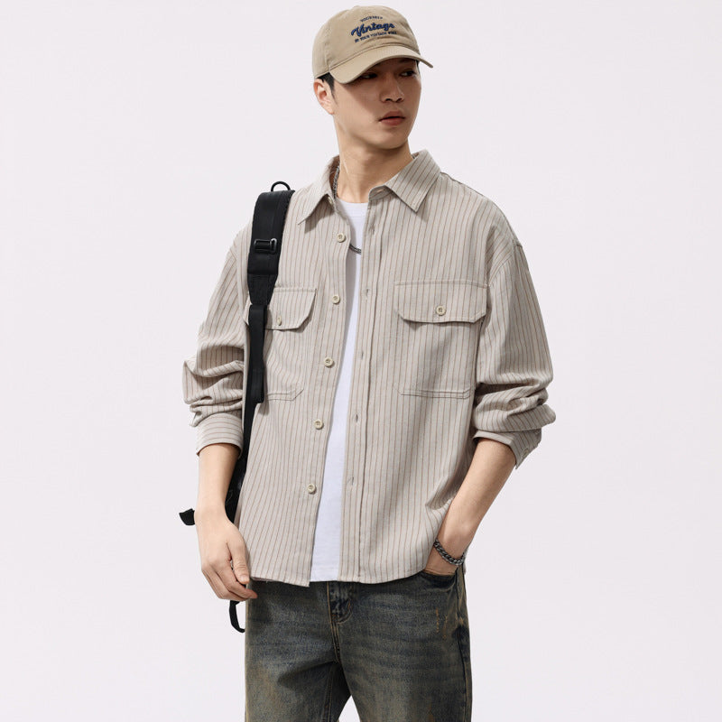Herre Overtrøje Oversized Afslappet Stil 0
