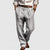 Herre Pantalon Klassisk Fritid 100% Bomuld Ret Ben 7