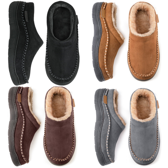 Herre Pantofler Komfortabel Design Blødt Materiale 7