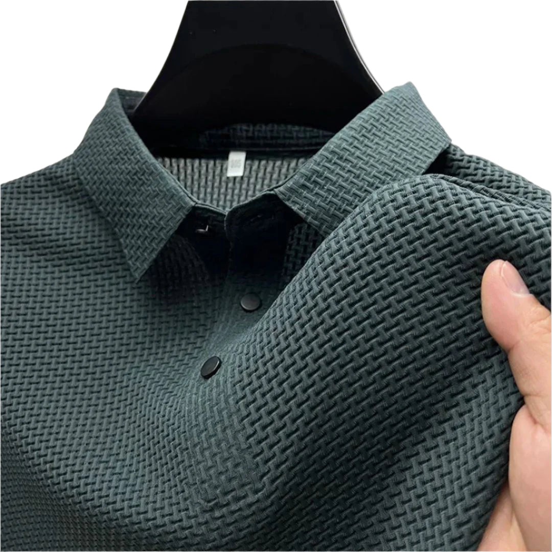 Herre Polo Shirt Letvægts Åndbar Klassisk Design 0