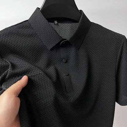 Herre Polo Shirt Letvægts Åndbar Klassisk Design 2