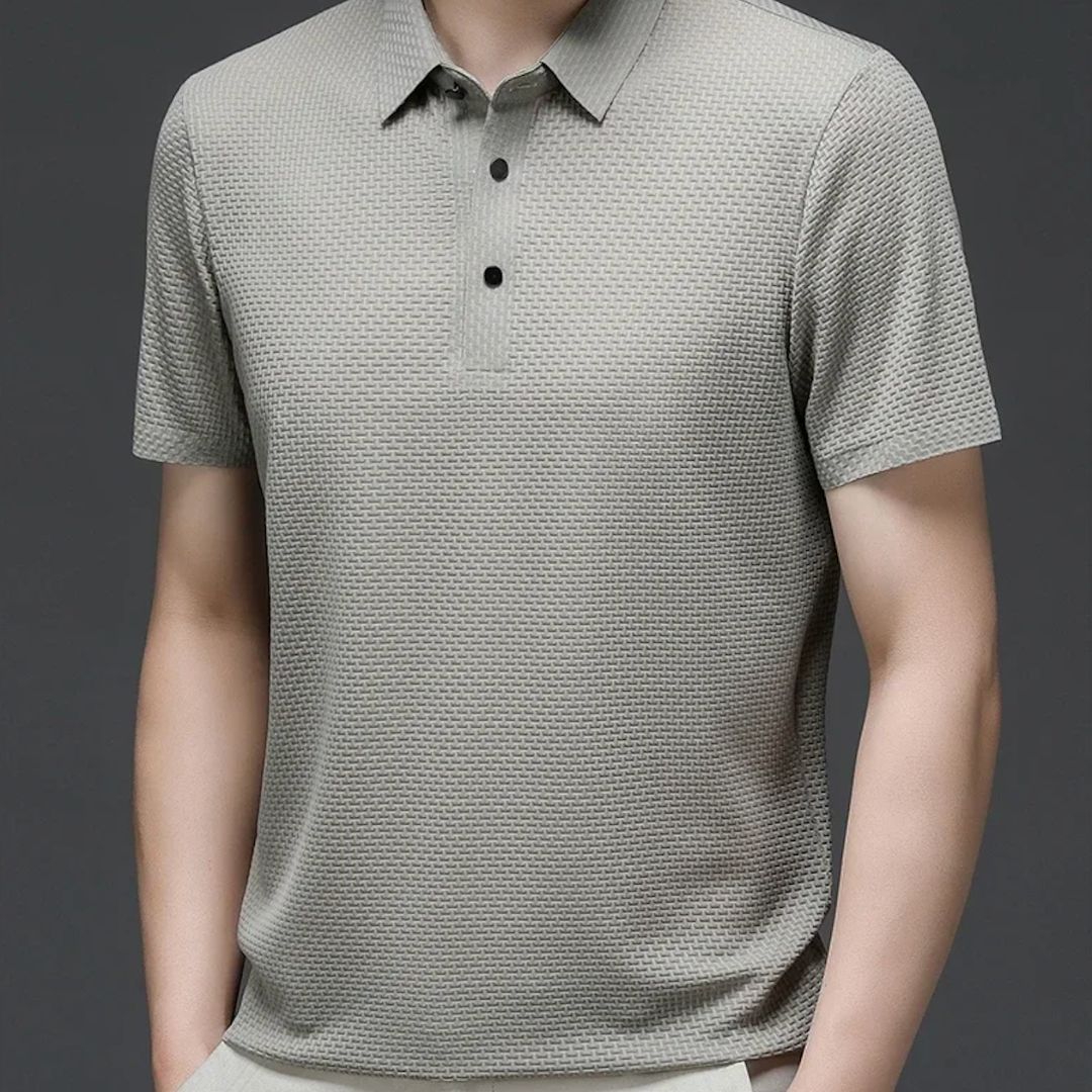 Herre Polo Shirt Letvægts Åndbar Klassisk Design 5