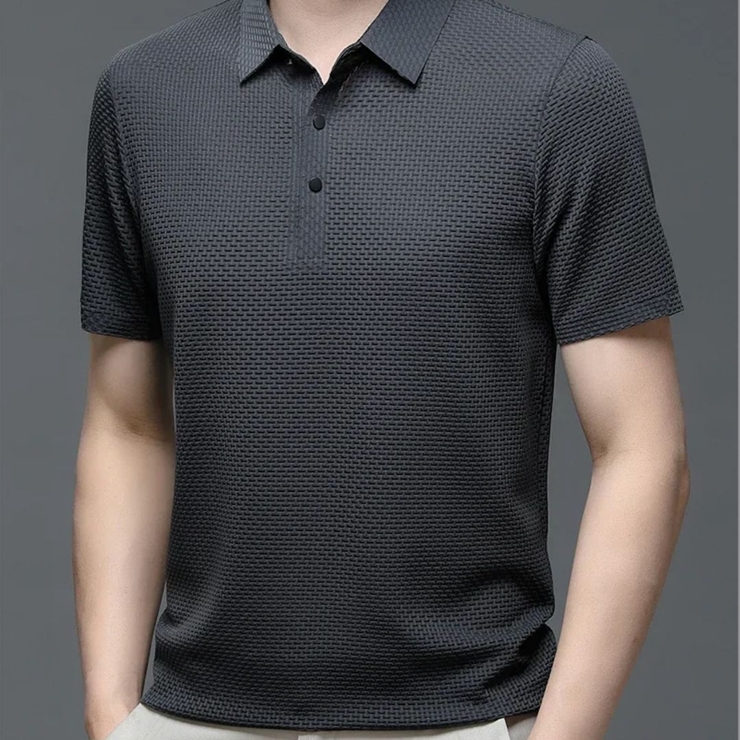 Herre Polo Shirt Letvægts Åndbar Klassisk Design 7