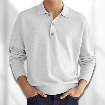 Herre Polo T-shirt Komfortabel Stil Blødt Stof 4