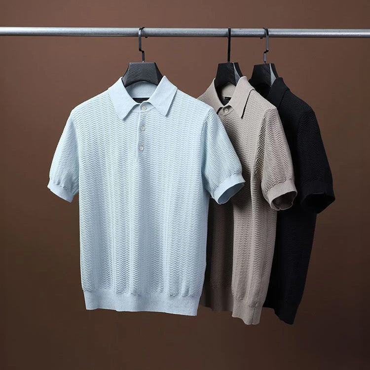 Herre Poloshirt Klassisk Stil 3