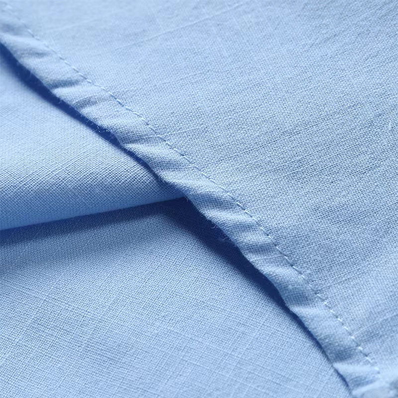 Herre Poloshirt i Linned Stilfuld 6