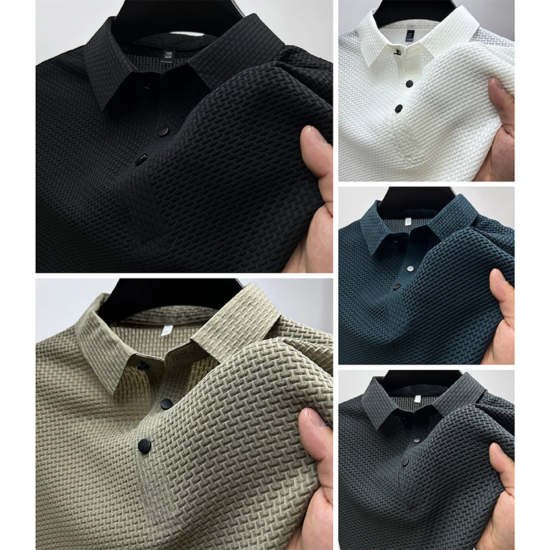 Herre Poloshirt med Kort Ærme 5