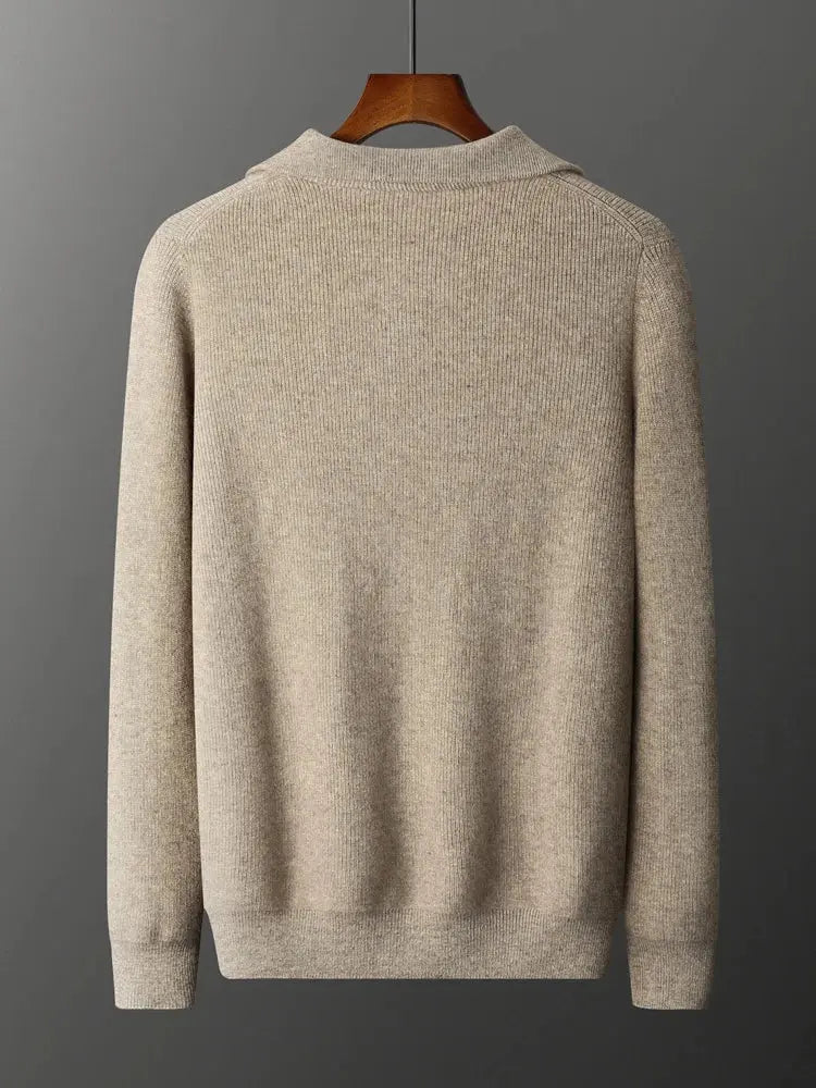 Herre Pullover Halv Lynlås Moderne Stil 2