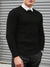 Herre Pullover Jacquarddesign Casual Sweater 3
