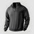 Herre Pullover Kvart Lynlås Klassisk Sweater 10