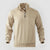 Herre Pullover Kvart Lynlås Klassisk Sweater 2