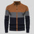 Herre Pullover Patchwork Design Modern 5