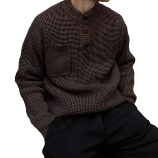 Herre Pullover Sweater Klassisk Stil Komfortabel 0
