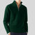 Herre Pullover Sweater med Halv-Zip Design og Praktisk Brystlomme 10