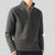 Herre Pullover Sweater med Halv-Zip Design og Praktisk Brystlomme 5