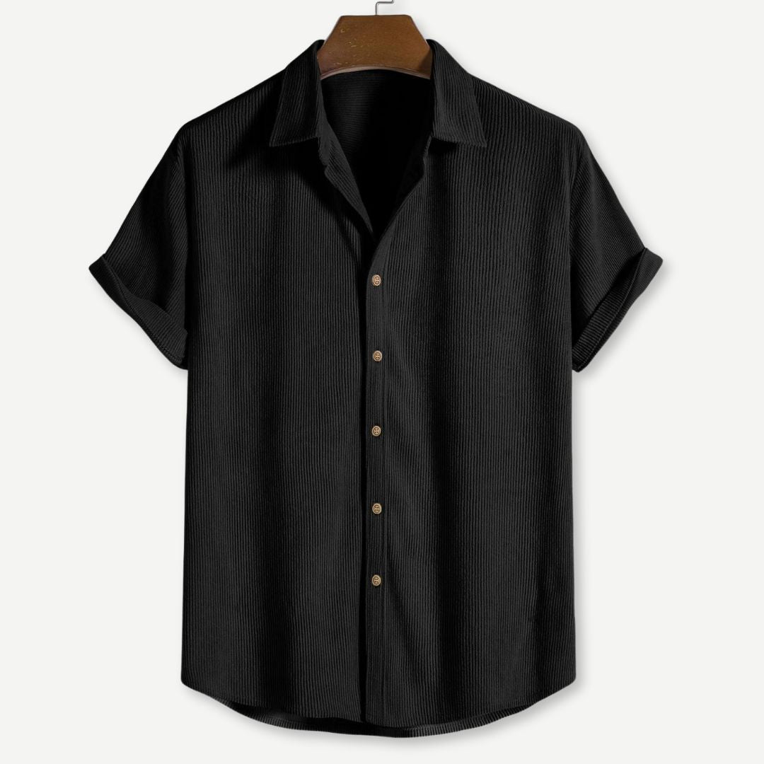Herre Skjorte Corduroy Klassisk Design Komfortabel Pasform 2