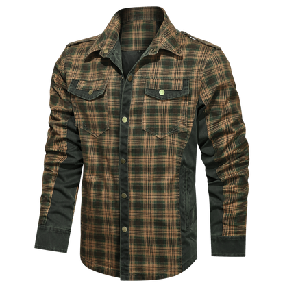 Herre Skjorte Flannel Klassisk Design 100% Bomuld 7