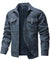 Herre Skjorte Jakke Flannel Lined Polyester Casual 8