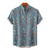Herre Skjorte Med Blomsterprint Casual 0