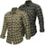 Herre Skjorte Plaid Langærmet 100% Bomuld Casual Komfort 0