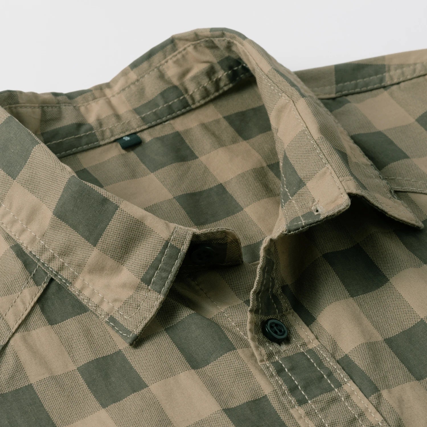 Herre Skjorte Plaid Langærmet 100% Bomuld Casual Komfort 3