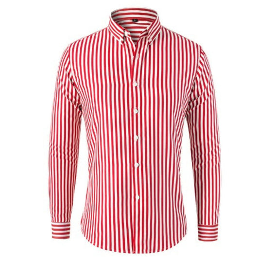 Herre Skjorter Moderne Stribet Design Casual Style 2