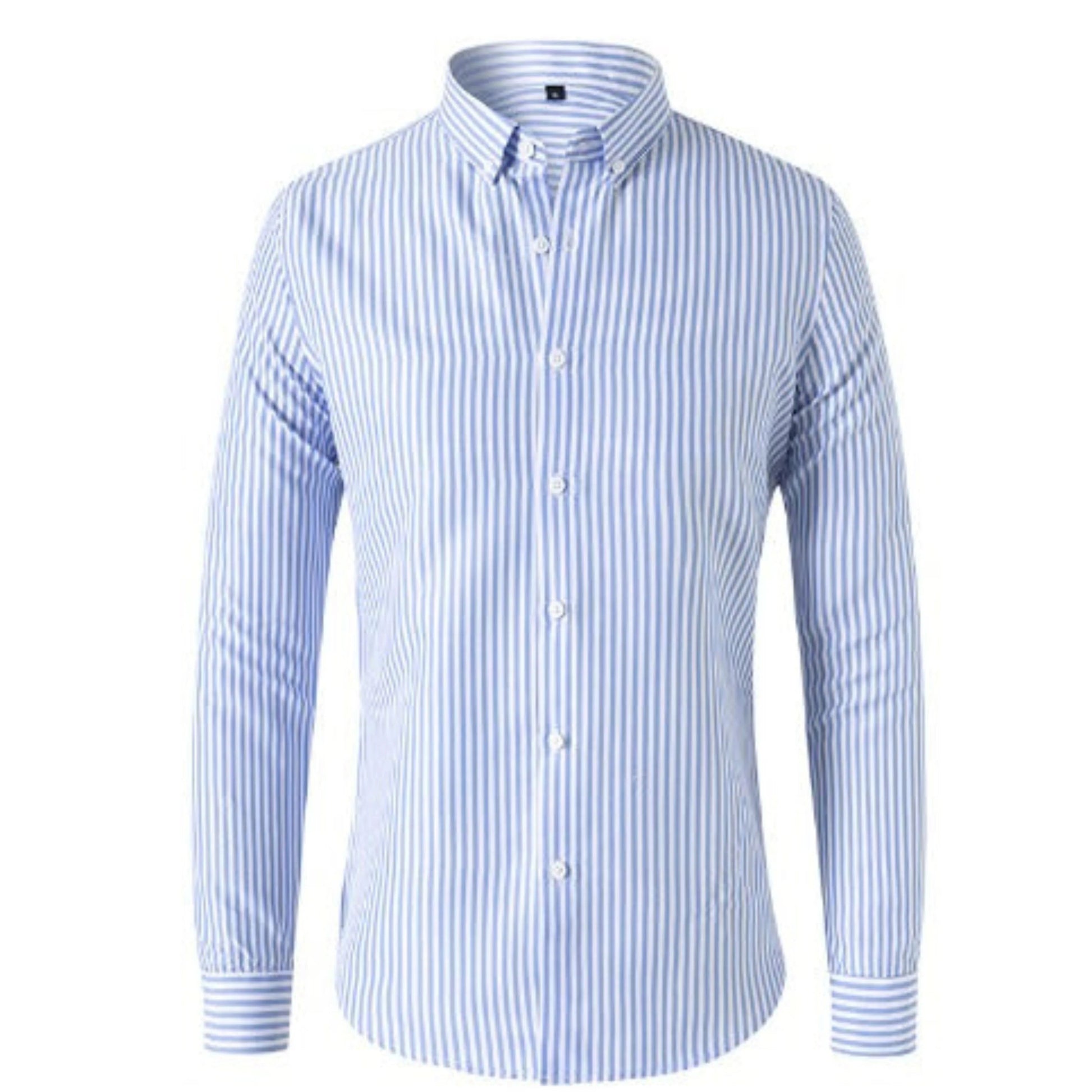 Herre Skjorter Moderne Stribet Design Casual Style 3