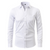 Herre Skjorter Smart Casual Slim Fit Stretchbart Åndbart Stof 11