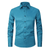 Herre Skjorter Smart Casual Slim Fit Stretchbart Åndbart Stof 9