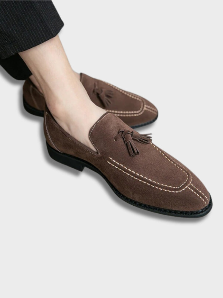 Herre Sko Loafers Italiensk Stil Komfortabel Design 4