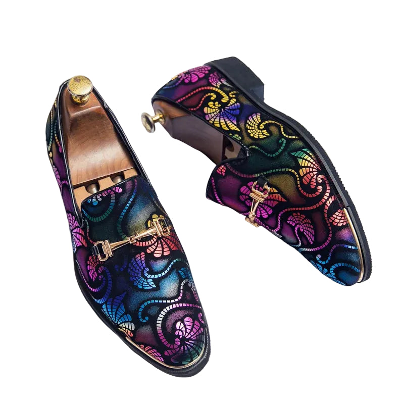 Herre Sko Slip-On Loafers Farverig Design 0