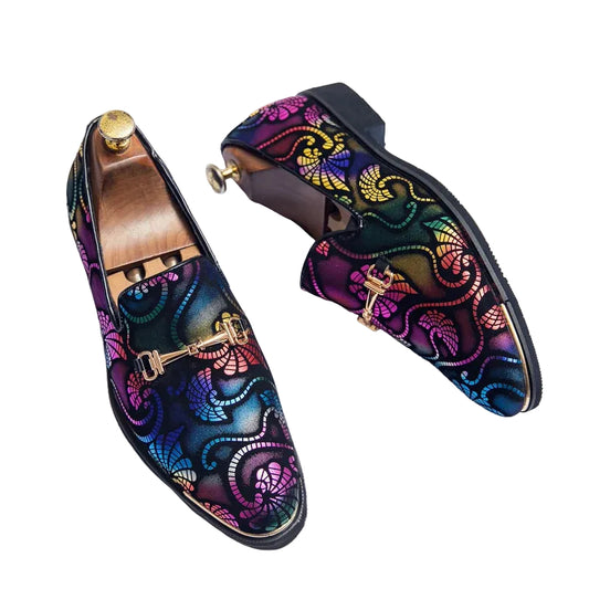 Herre Sko Slip-On Loafers Farverig Design 0