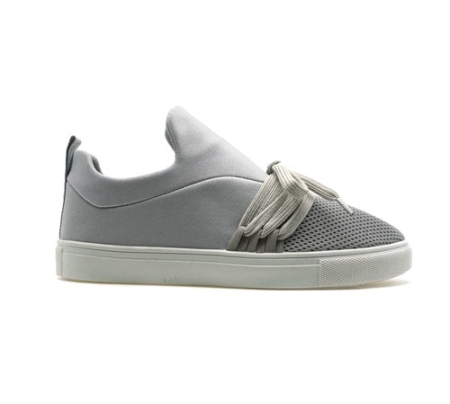 Herre Slip-on Sko i Grå 0