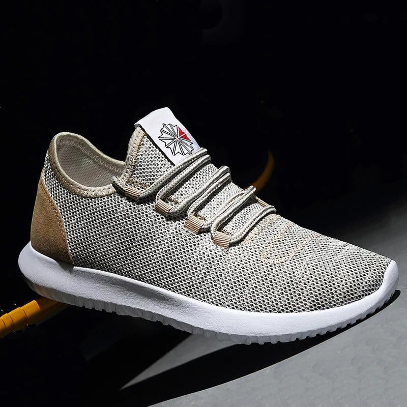 Herre Sneakers Letvægts Design med Snørebåndslukning 1